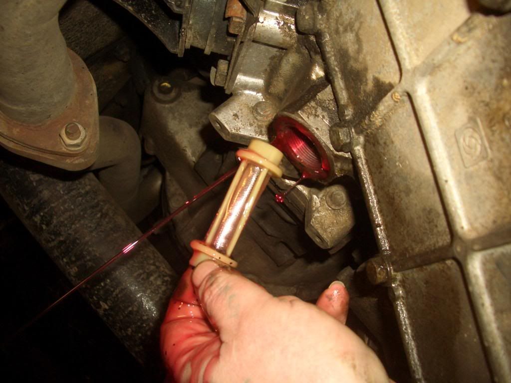 LT77 gearbox oil change Land Rover Zone
